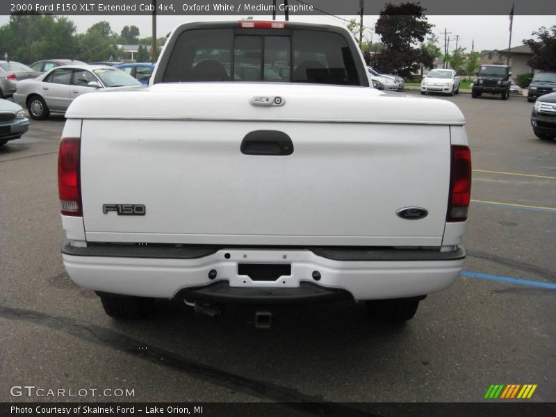 Oxford White / Medium Graphite 2000 Ford F150 XLT Extended Cab 4x4