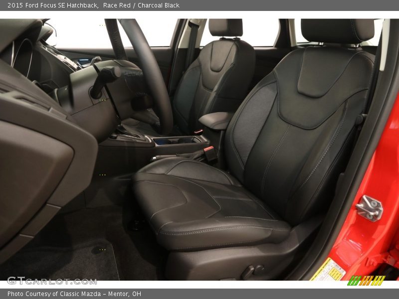 Race Red / Charcoal Black 2015 Ford Focus SE Hatchback