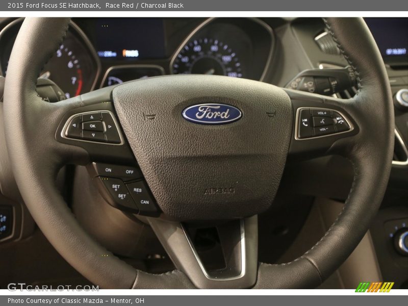 Race Red / Charcoal Black 2015 Ford Focus SE Hatchback
