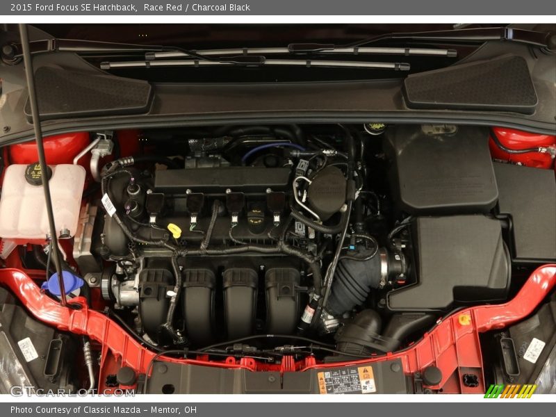 Race Red / Charcoal Black 2015 Ford Focus SE Hatchback