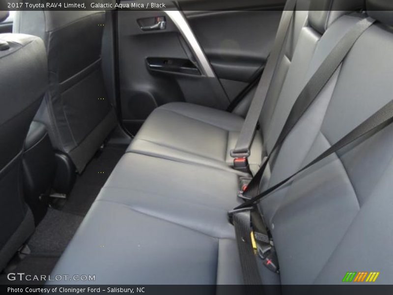 Galactic Aqua Mica / Black 2017 Toyota RAV4 Limited