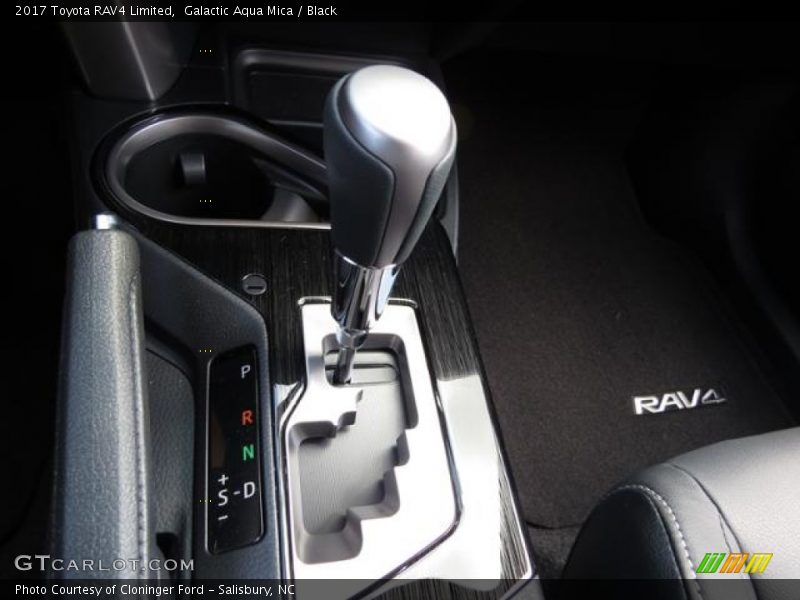 Galactic Aqua Mica / Black 2017 Toyota RAV4 Limited