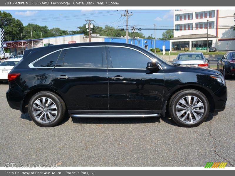 Crystal Black Pearl / Ebony 2016 Acura MDX SH-AWD Technology