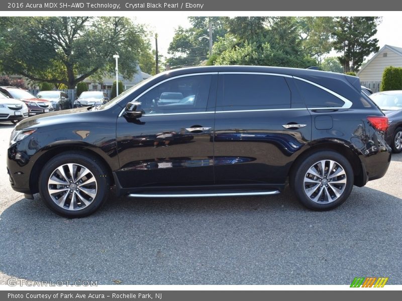 Crystal Black Pearl / Ebony 2016 Acura MDX SH-AWD Technology