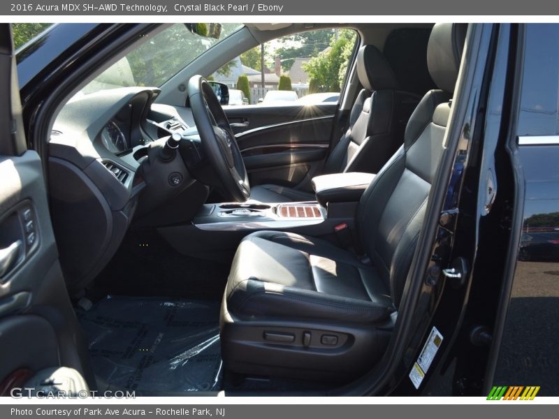 Crystal Black Pearl / Ebony 2016 Acura MDX SH-AWD Technology