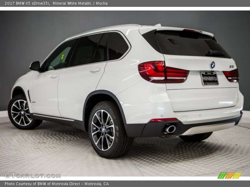 Mineral White Metallic / Mocha 2017 BMW X5 sDrive35i