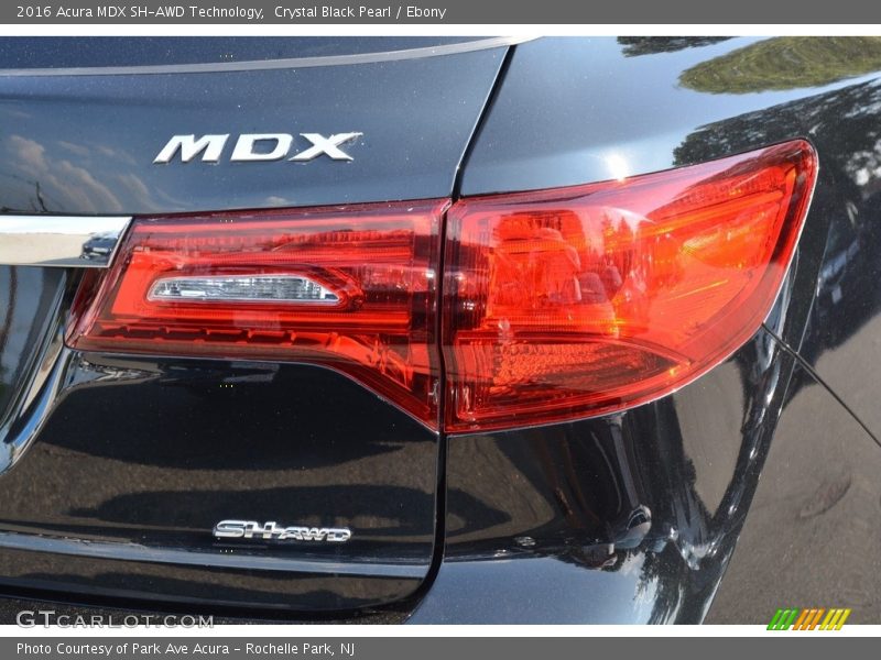 Crystal Black Pearl / Ebony 2016 Acura MDX SH-AWD Technology