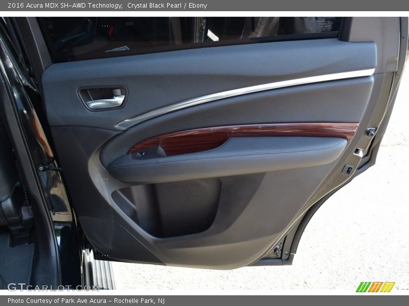 Crystal Black Pearl / Ebony 2016 Acura MDX SH-AWD Technology