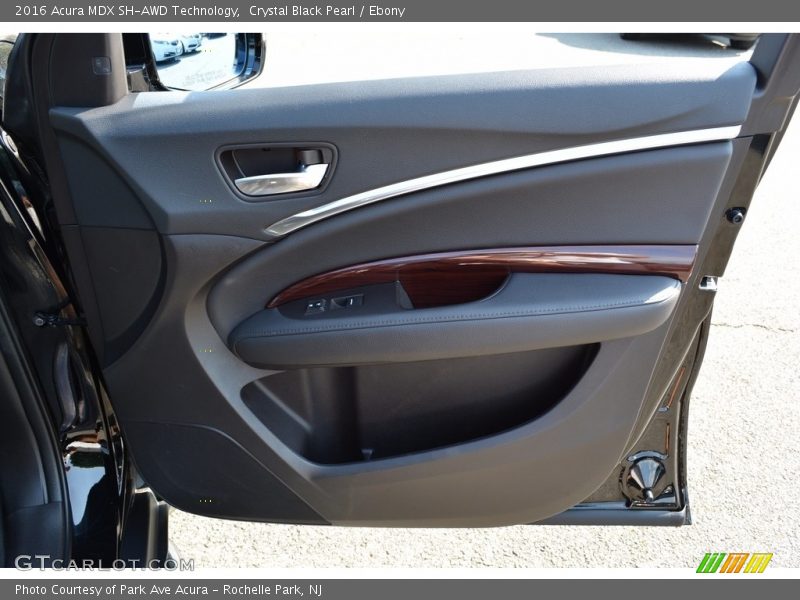 Crystal Black Pearl / Ebony 2016 Acura MDX SH-AWD Technology