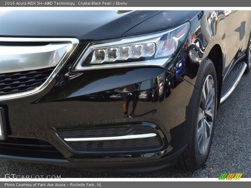 Crystal Black Pearl / Ebony 2016 Acura MDX SH-AWD Technology