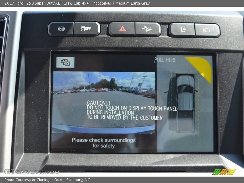 Ingot Silver / Medium Earth Gray 2017 Ford F250 Super Duty XLT Crew Cab 4x4