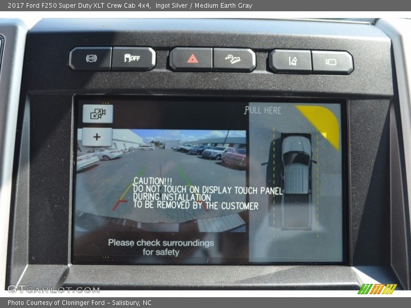 Ingot Silver / Medium Earth Gray 2017 Ford F250 Super Duty XLT Crew Cab 4x4