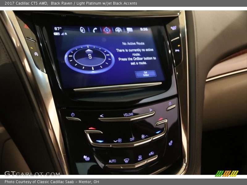 Black Raven / Light Platinum w/Jet Black Accents 2017 Cadillac CTS AWD