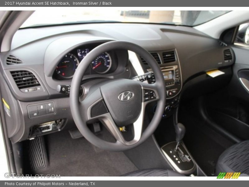 Ironman Silver / Black 2017 Hyundai Accent SE Hatchback