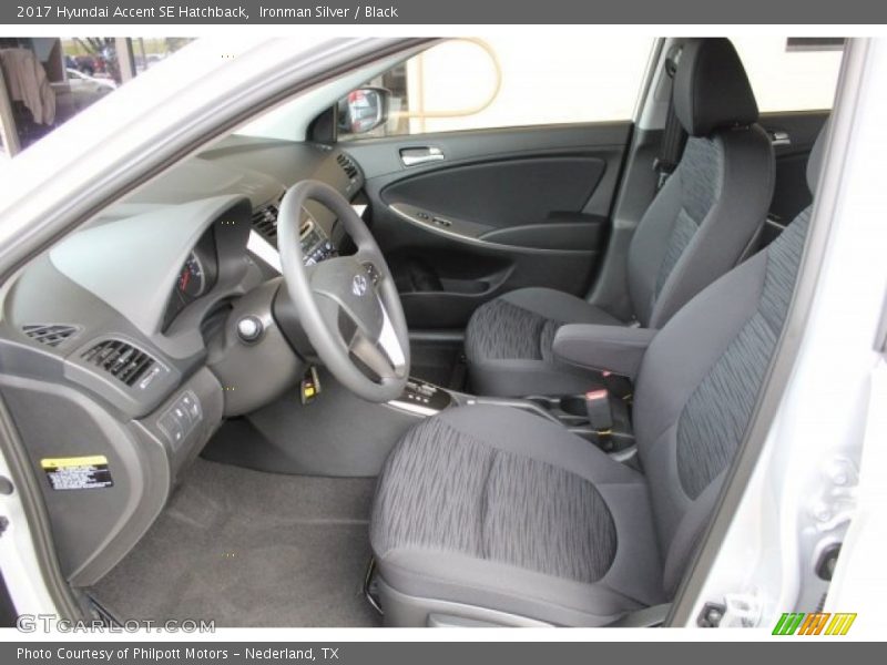 Ironman Silver / Black 2017 Hyundai Accent SE Hatchback