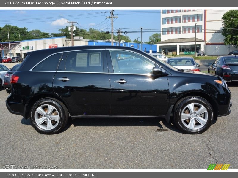 Crystal Black Pearl / Parchment 2010 Acura MDX Technology