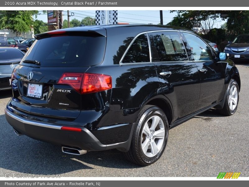 Crystal Black Pearl / Parchment 2010 Acura MDX Technology