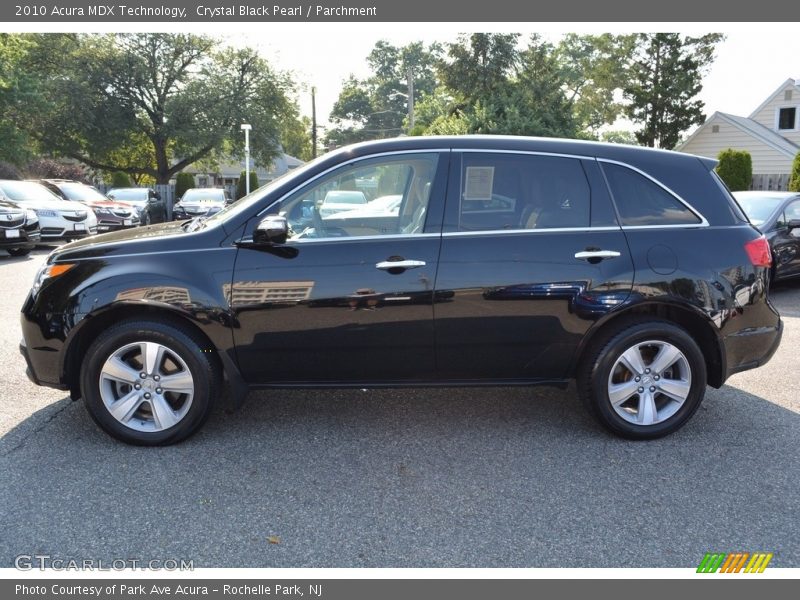 Crystal Black Pearl / Parchment 2010 Acura MDX Technology