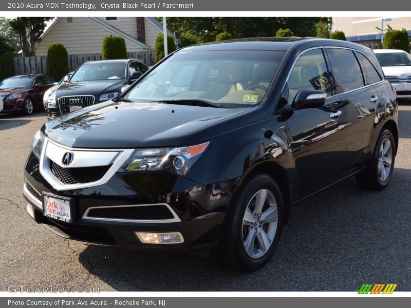 Crystal Black Pearl / Parchment 2010 Acura MDX Technology