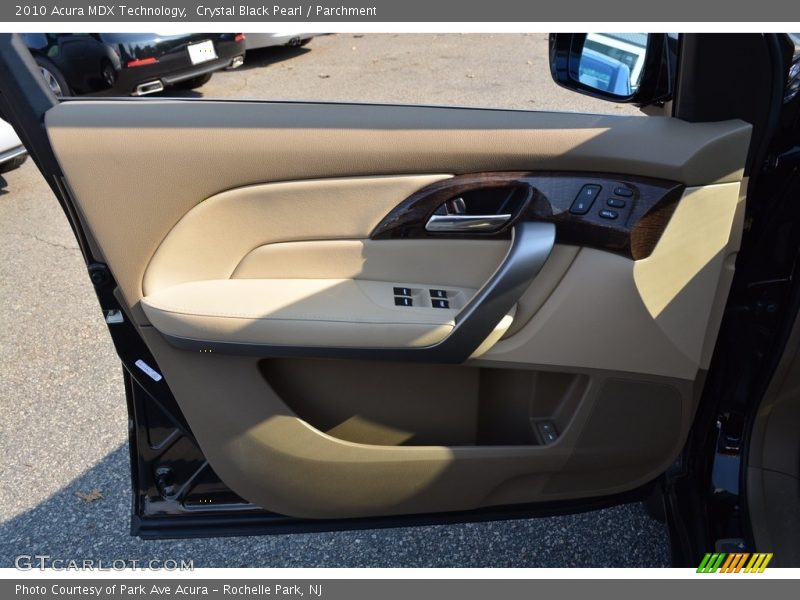 Crystal Black Pearl / Parchment 2010 Acura MDX Technology