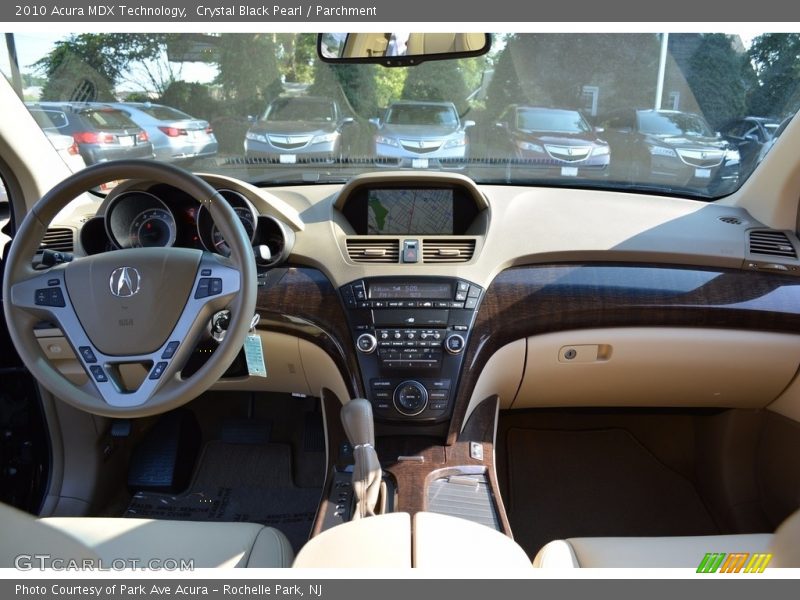 Crystal Black Pearl / Parchment 2010 Acura MDX Technology