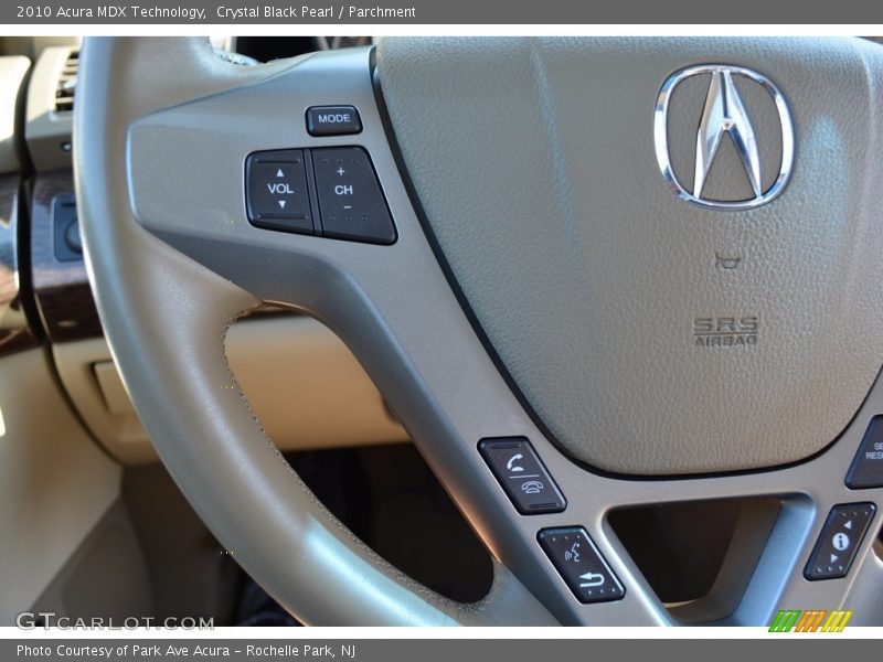 Crystal Black Pearl / Parchment 2010 Acura MDX Technology