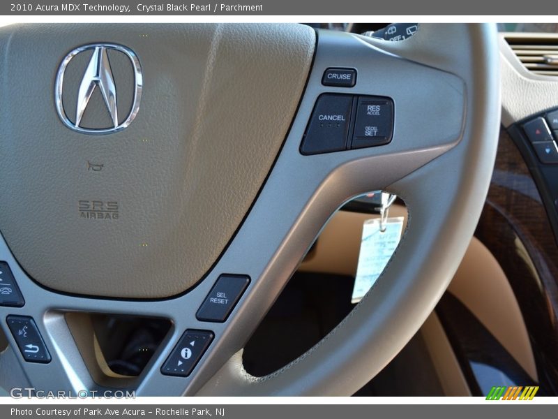 Crystal Black Pearl / Parchment 2010 Acura MDX Technology