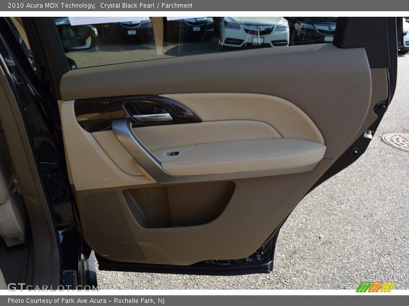Crystal Black Pearl / Parchment 2010 Acura MDX Technology