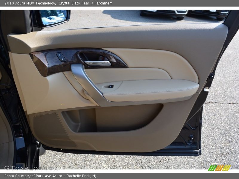 Crystal Black Pearl / Parchment 2010 Acura MDX Technology