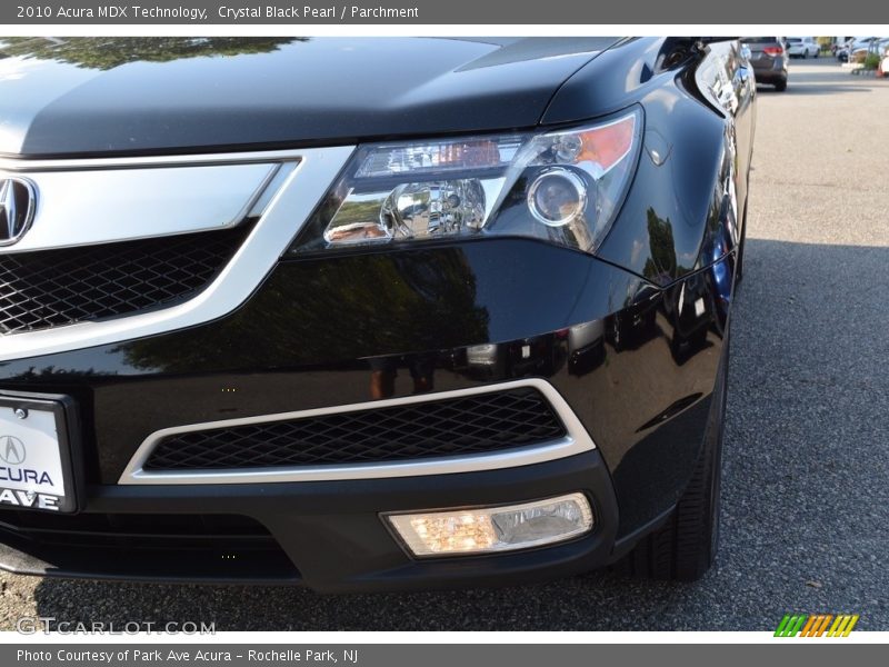 Crystal Black Pearl / Parchment 2010 Acura MDX Technology