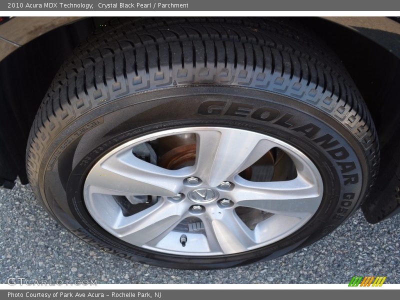Crystal Black Pearl / Parchment 2010 Acura MDX Technology