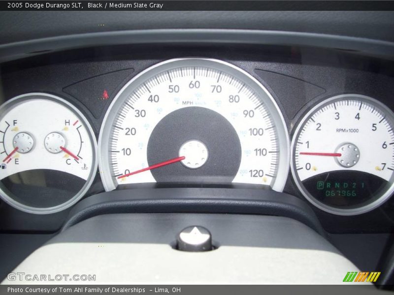 Black / Medium Slate Gray 2005 Dodge Durango SLT