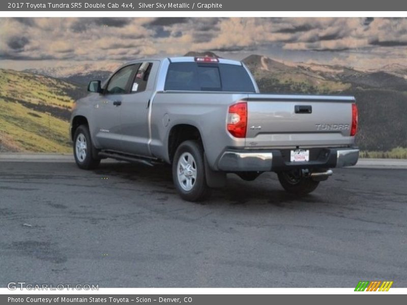 Silver Sky Metallic / Graphite 2017 Toyota Tundra SR5 Double Cab 4x4