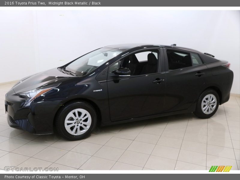 Midnight Black Metallic / Black 2016 Toyota Prius Two