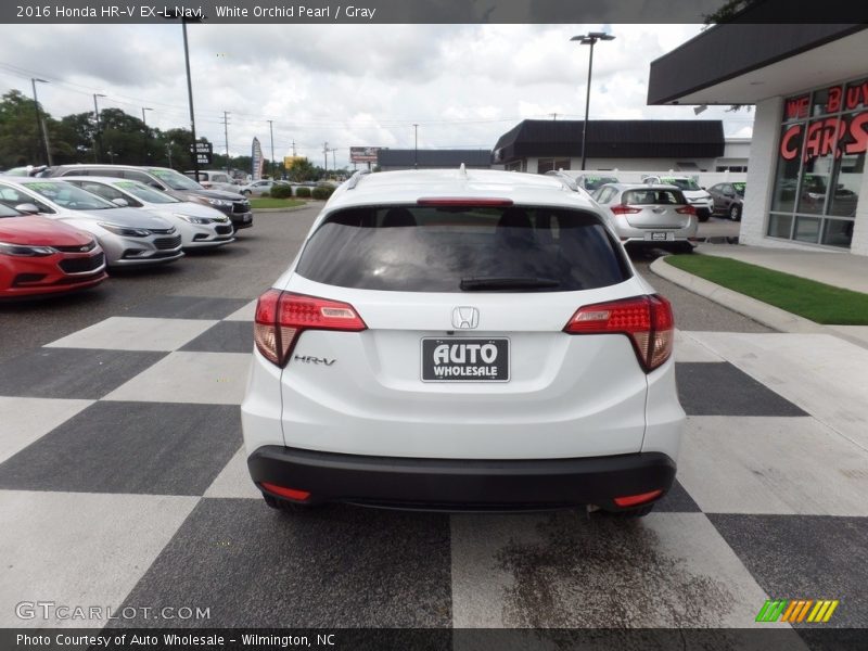 White Orchid Pearl / Gray 2016 Honda HR-V EX-L Navi