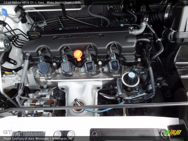 White Orchid Pearl / Gray 2016 Honda HR-V EX-L Navi