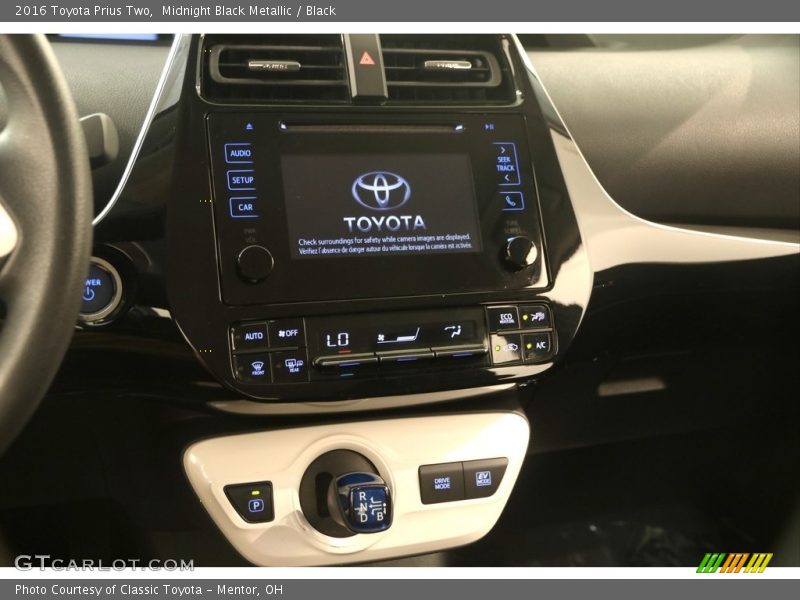 Midnight Black Metallic / Black 2016 Toyota Prius Two