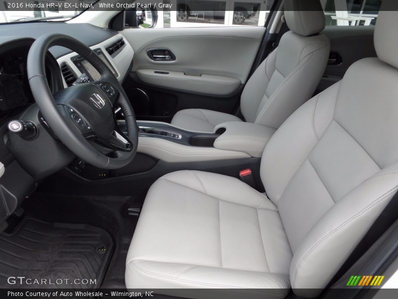 White Orchid Pearl / Gray 2016 Honda HR-V EX-L Navi