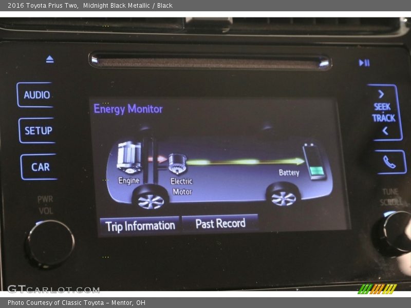 Midnight Black Metallic / Black 2016 Toyota Prius Two