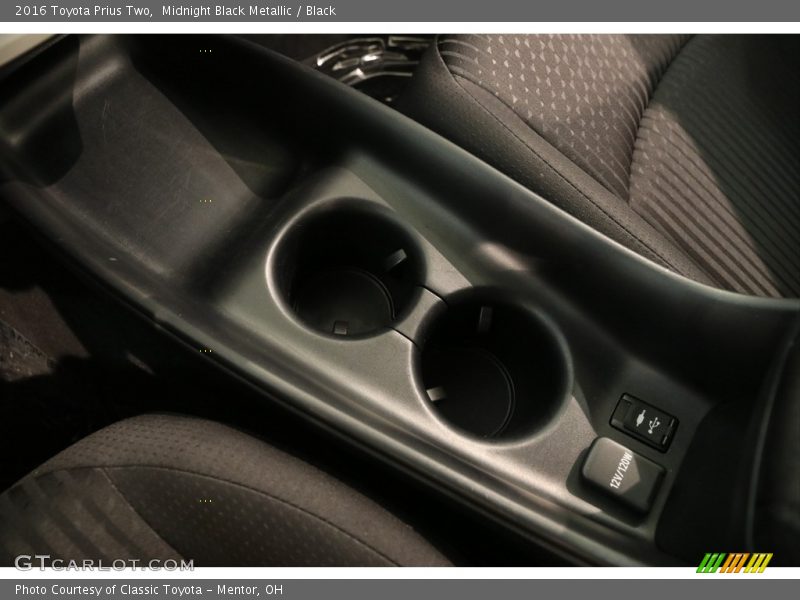 Midnight Black Metallic / Black 2016 Toyota Prius Two
