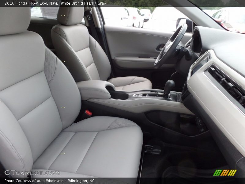 White Orchid Pearl / Gray 2016 Honda HR-V EX-L Navi