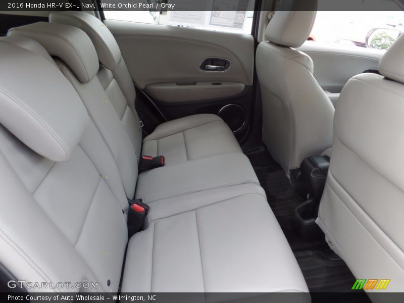 White Orchid Pearl / Gray 2016 Honda HR-V EX-L Navi