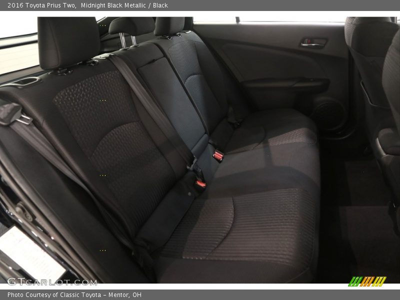 Midnight Black Metallic / Black 2016 Toyota Prius Two