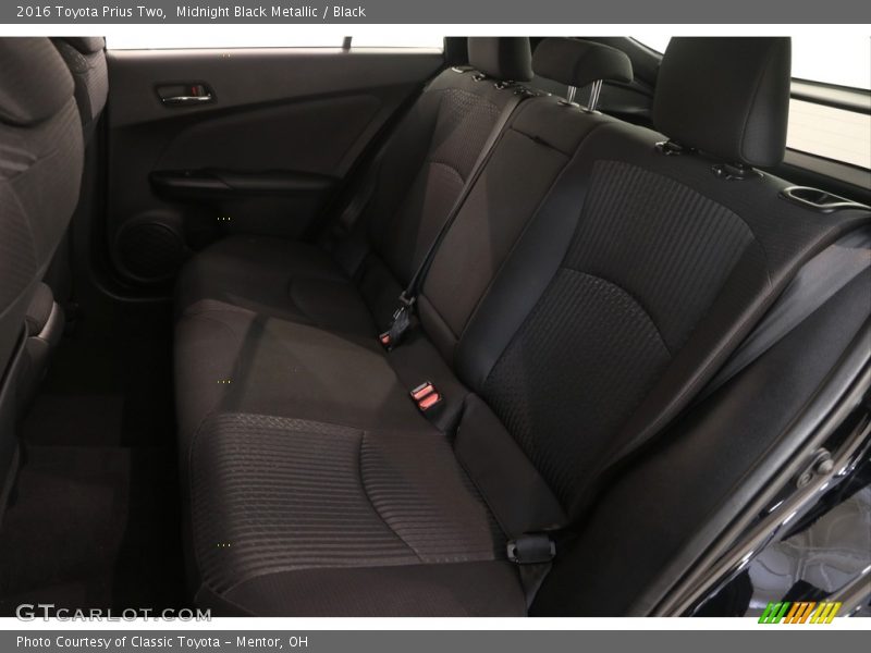 Midnight Black Metallic / Black 2016 Toyota Prius Two