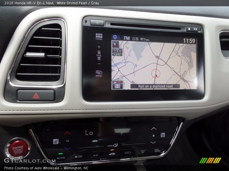 White Orchid Pearl / Gray 2016 Honda HR-V EX-L Navi