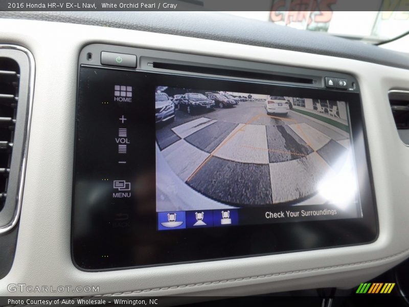 White Orchid Pearl / Gray 2016 Honda HR-V EX-L Navi