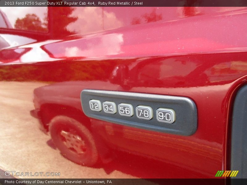 Ruby Red Metallic / Steel 2013 Ford F250 Super Duty XLT Regular Cab 4x4