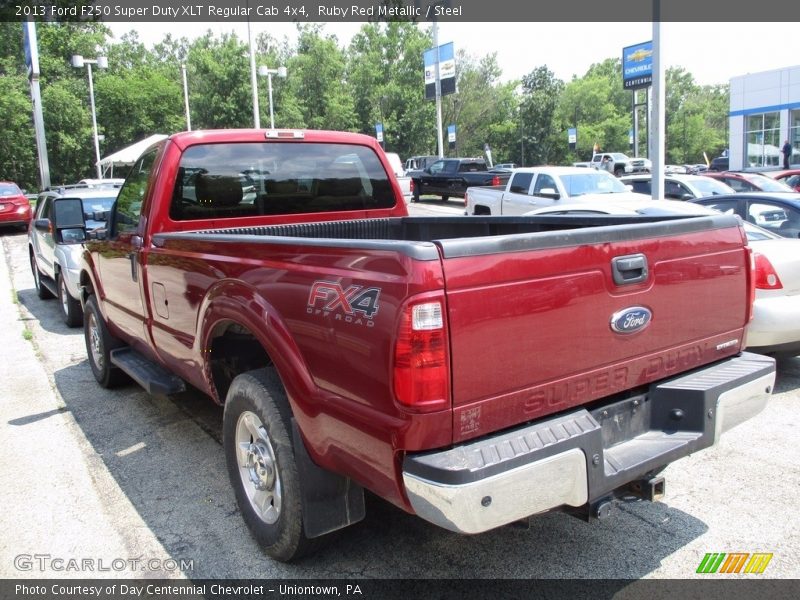 Ruby Red Metallic / Steel 2013 Ford F250 Super Duty XLT Regular Cab 4x4