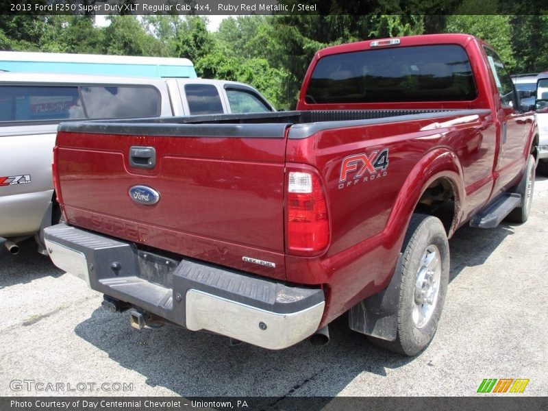 Ruby Red Metallic / Steel 2013 Ford F250 Super Duty XLT Regular Cab 4x4