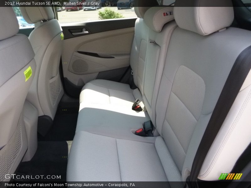 Molten Silver / Gray 2017 Hyundai Tucson SE AWD